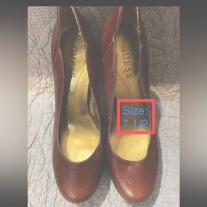 Several different paid of high heels.RED HEELS SOLD